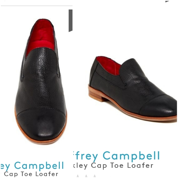 Jeffrey Campbell Shoes - Jeffrey Campbell Barkley black leather loafer 7.5